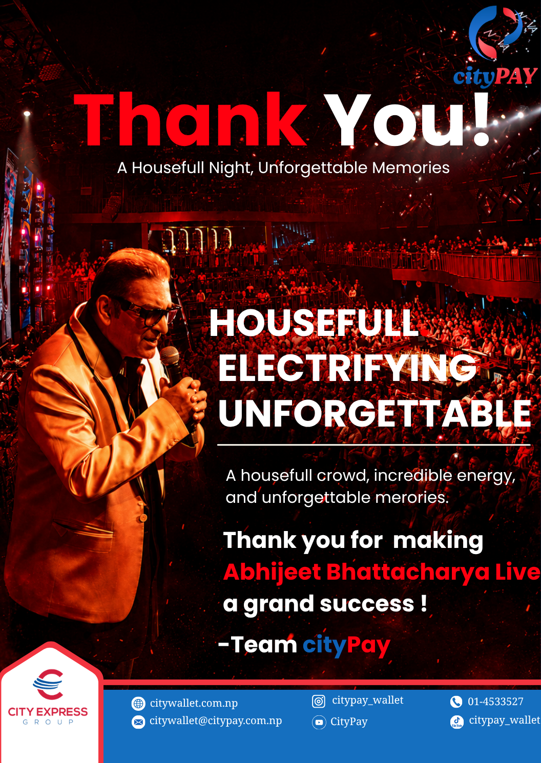A Night of Melody & Magic: Abhijeet Bhattacharya's Unforgettable Live Concert at Club Nova